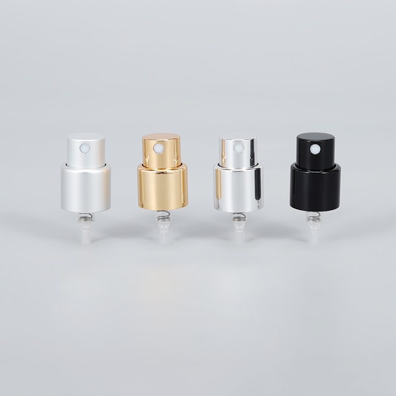 15mm 18mm 20mm silver aluminium cosmetic crimp sprayer fine mist perfume spray pump
