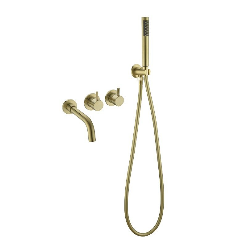 Black Bathroom Heads Shower System Bath & Shower Faucets Concealed hotel Rainfall Shower Mixer Faucet Set