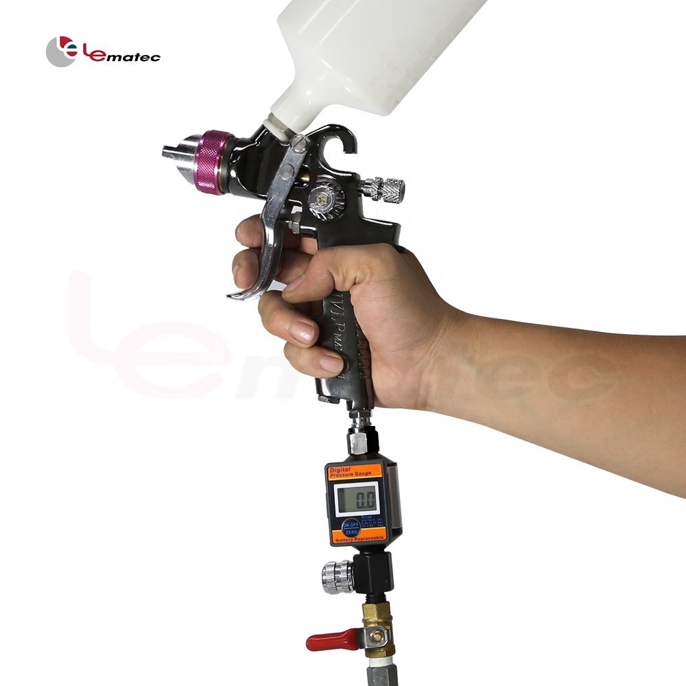 1/4 inch Mini Air Filter Oil Water Separator with air flow regulator and drain valve for spray paint gun air tools use