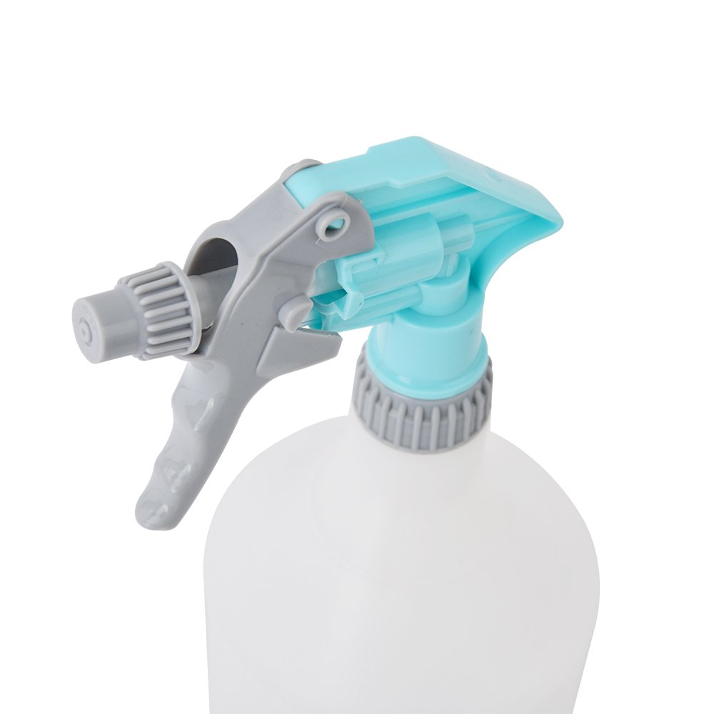 VERTAK 360 degree rotation plastic spray bottle 1L capacity trigger spray bottle with inverted valve