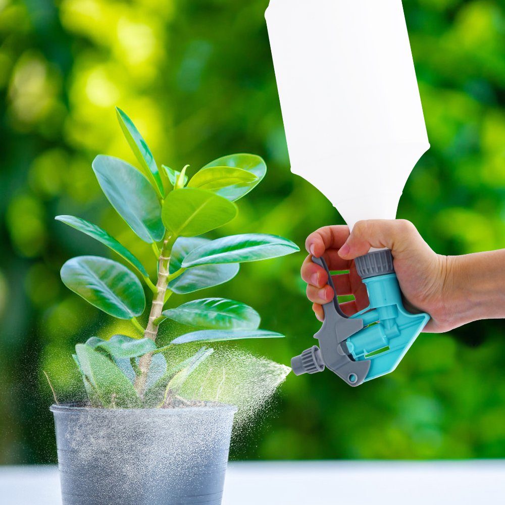 VERTAK 360 degree rotation plastic spray bottle 1L capacity trigger spray bottle with inverted valve