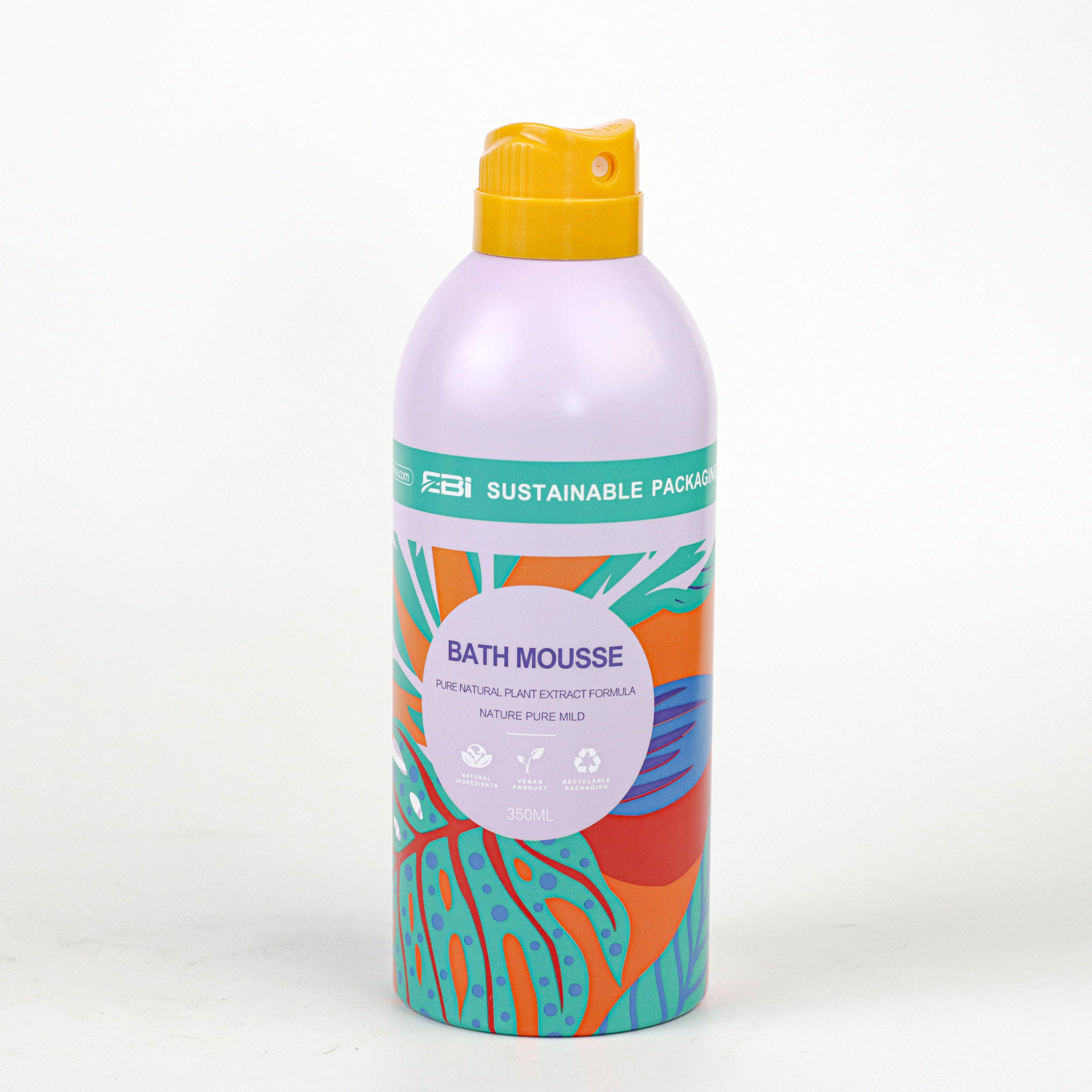 Unique features aluminum round aerosol spray can sunscreen spray aluminum cans