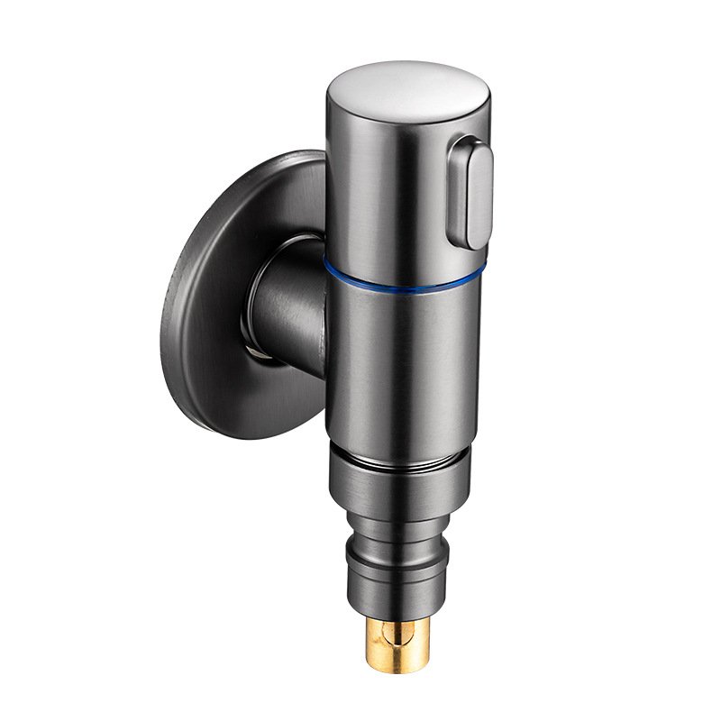 Stainless steel washing spray gun faucet toilet accessory toilet flushing nozzle cleaning device