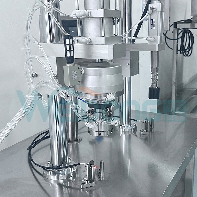 Semi Automatic Aerosol filling machine bag-on valve Air Freshener Filling Equipment