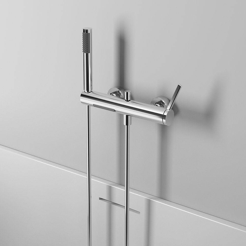 Hot Sale Single Handle 2 Way Diverter Bathroom Hot And Cold Water Mixer With Shower Faucet