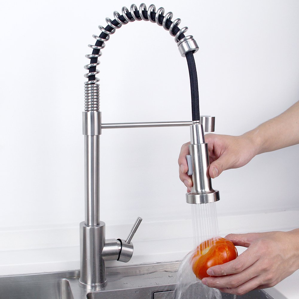 AG Stainless Steel Pull-Out 360 Degree Rotate Kitchen Tap Induction Smart Touch Sensor Faucet