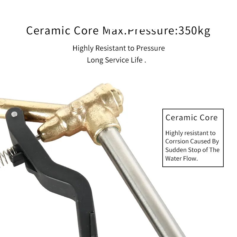 SPS High Pressure 5000PSI Water Gun Pure Copper Valve Cleaner Spray Gun Car Washing Cleaning