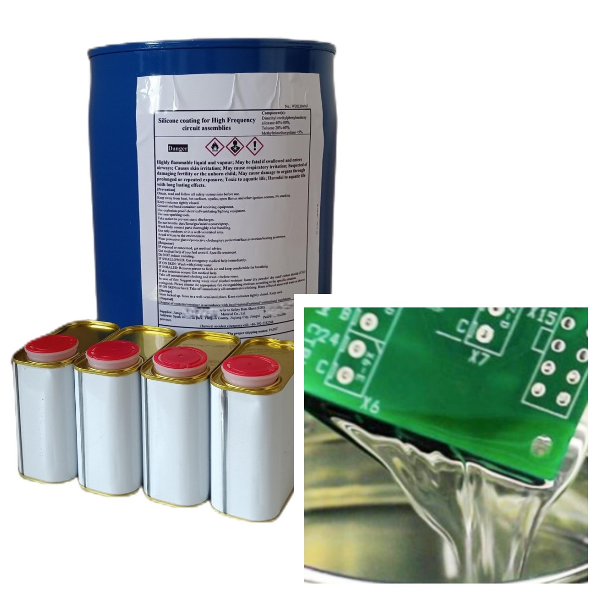 High Performance Conformal Coating / Conformal Coating Material / Coating Varnish for Electronics Spray Silicone