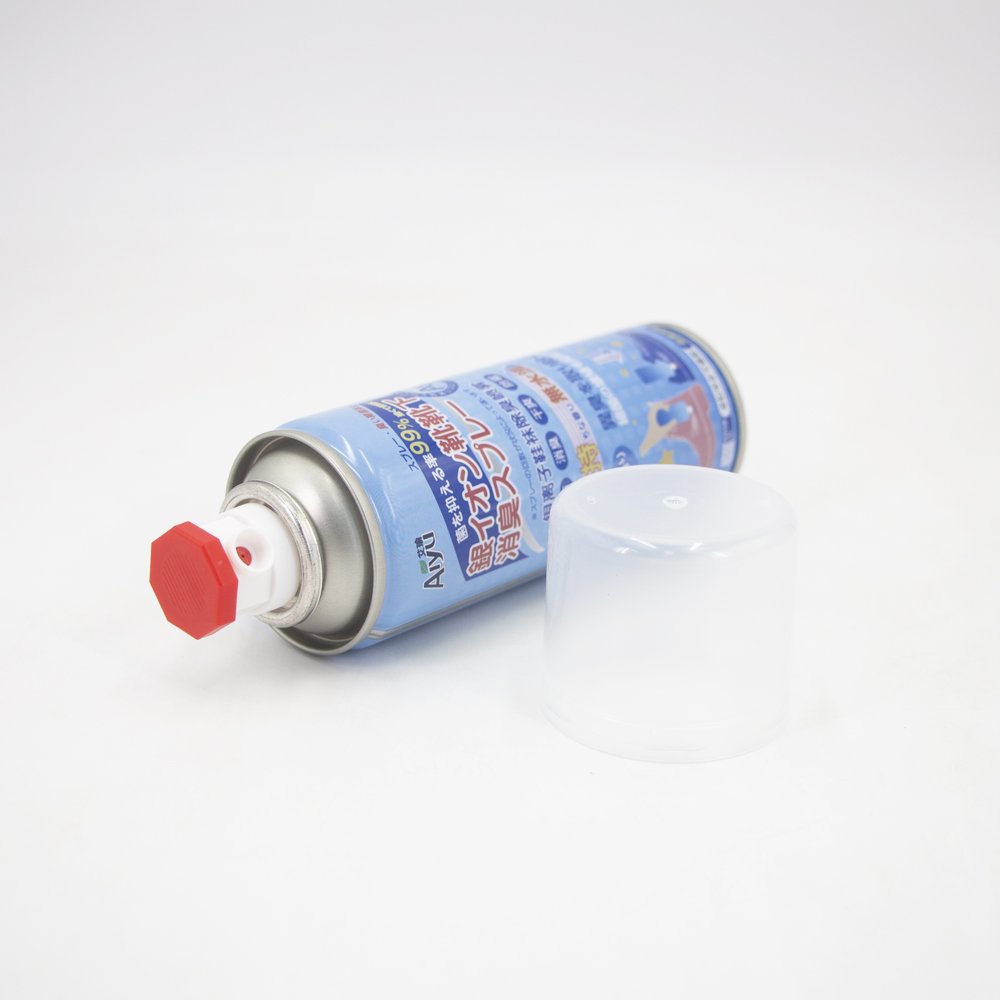 High quality customized aerosol tin can for deodorant spray can nozzle