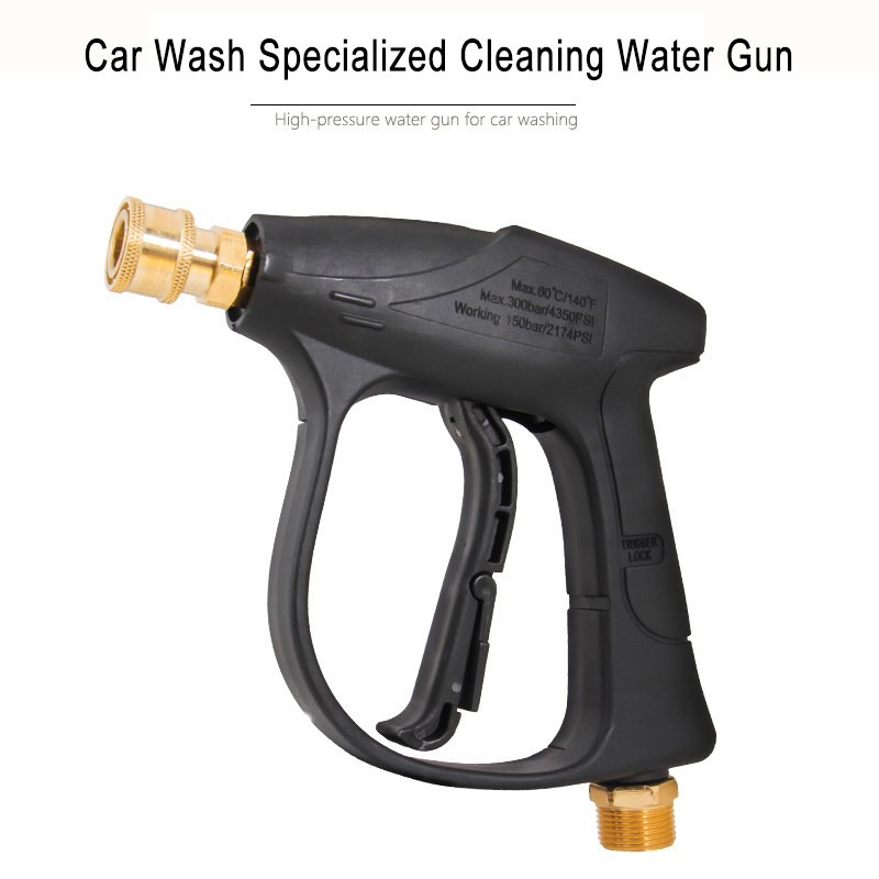 Lingzhen 150bar/ 2250psi High Pressure Washer Gun High Pressure Water Spray Gun Jet Washer Washer Spray Gun