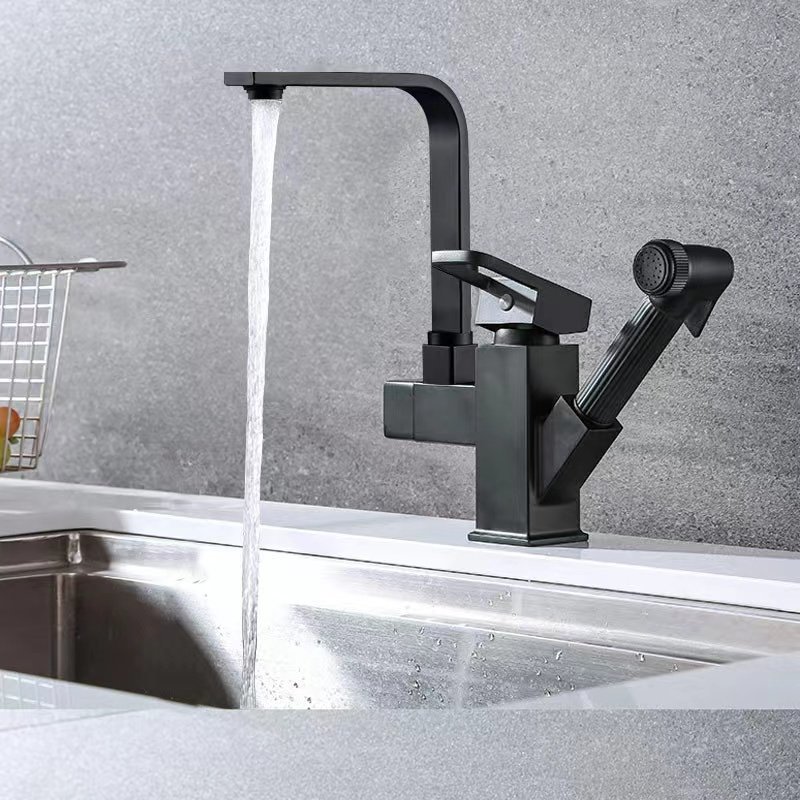Ceramic valve core 360 degree rotary Multi angle water outlet Handmade faucet