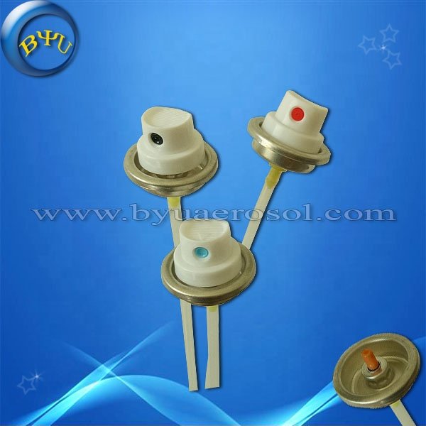 High standard aerosol valve with nozzle air freshener aerosol spray valve and actuator