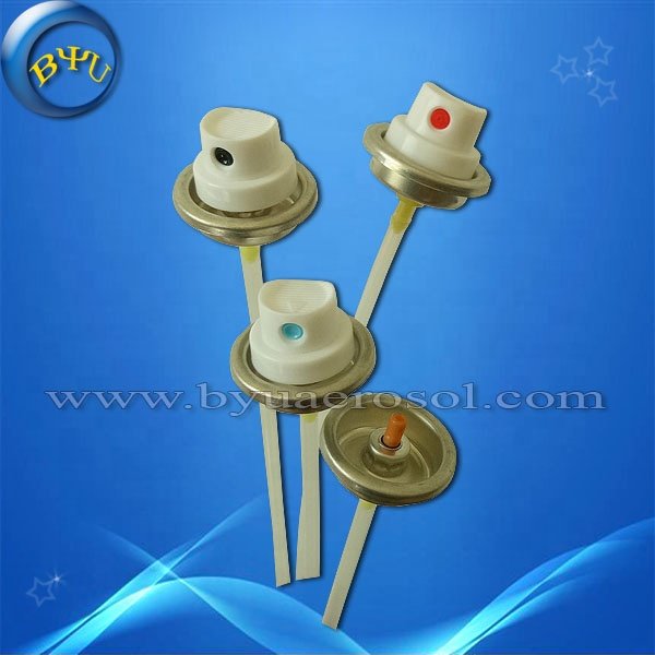 High standard aerosol valve with nozzle air freshener aerosol spray valve and actuator