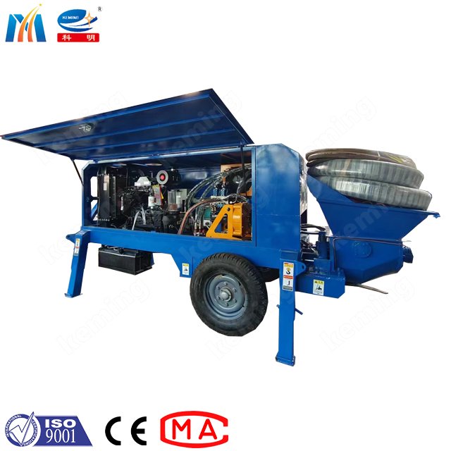 KBS concrete pump wet concrete pumping equipment Concrete jet wet shotcrete machine for mountain surface spraying