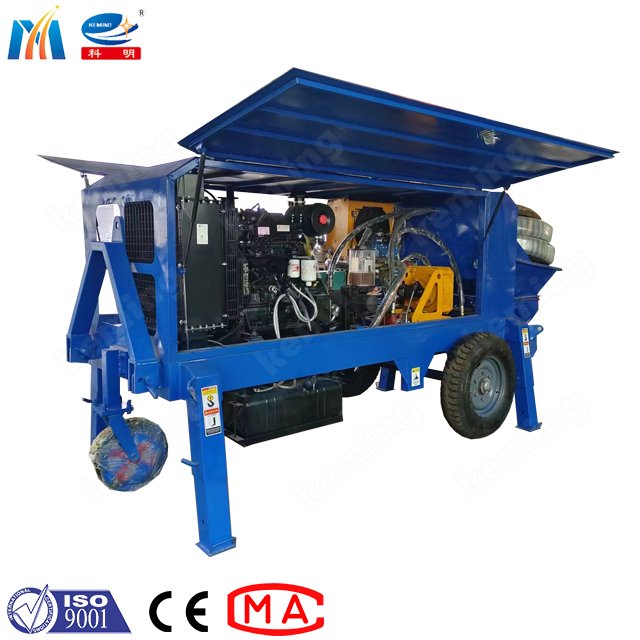 KBS concrete pump wet concrete pumping equipment Concrete jet wet shotcrete machine for mountain surface spraying