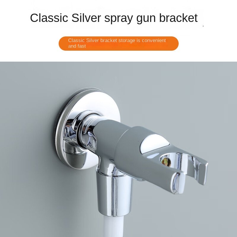 Toilet spray gun companion one in one out full copper Angle valve set pressurized toilet spray gun woman washer flusher flusher