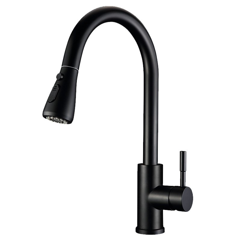 2024kitchen faucet stainless steel 304 water tap modern kichen kitchen taps brass pull out sprayer kitchen mixer sink faucets