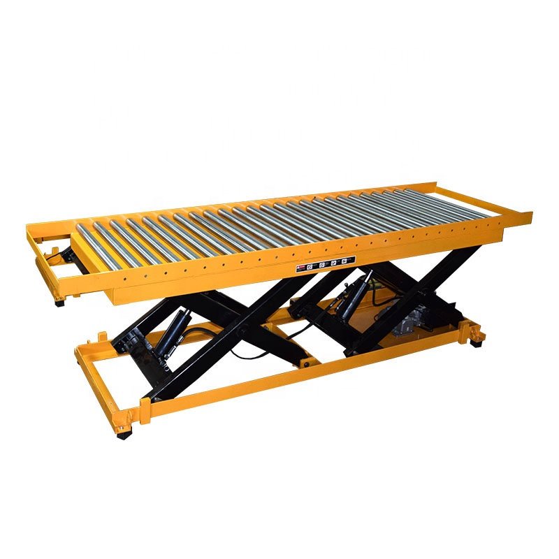 hydraulic lift table Platform with roller