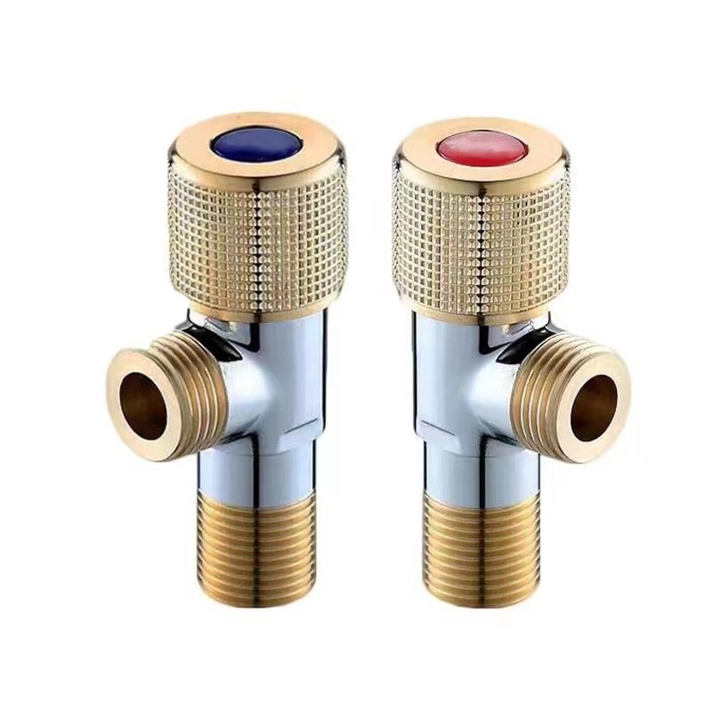 Modern Brass Angle Valve with Dual Handle Square Shower Head Rain Spray Pattern and Slide Bar Floor Stand Faucets