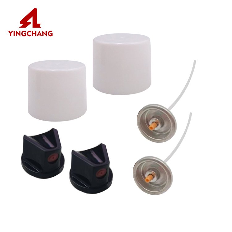One Stop Shopping Nozzle Sprayer and Actuator and Cap for Aerosol Spray Paint