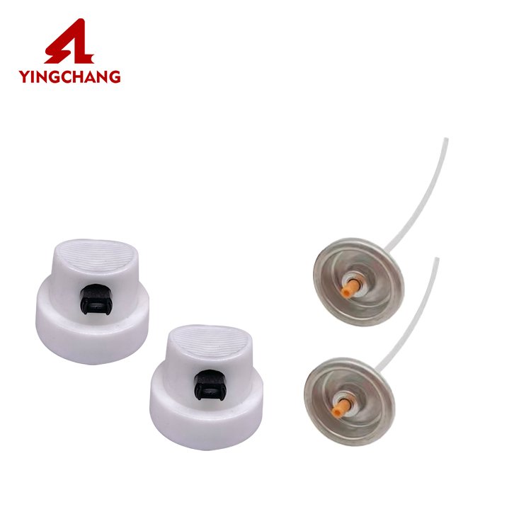 One Stop Shopping Nozzle Sprayer and Actuator and Cap for Aerosol Spray Paint