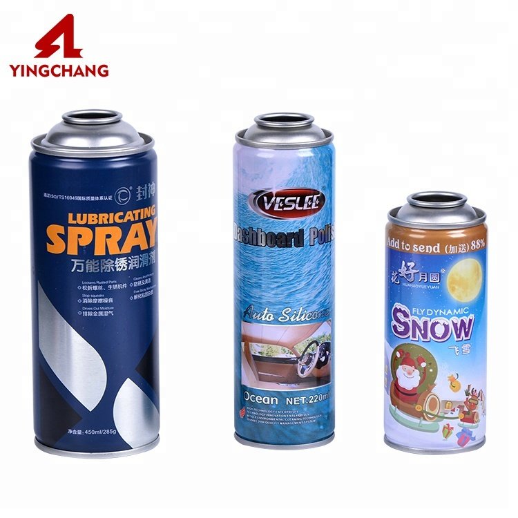 Customized available aerosol spray can for car cleaner