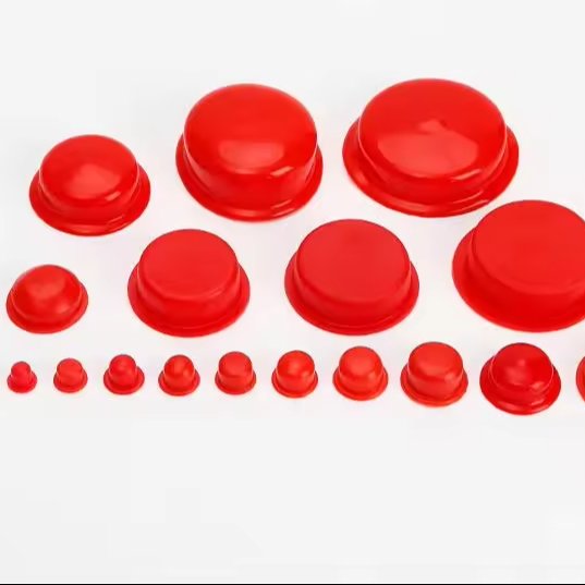 Manufacturer supply PVC rubber cap spray protection rubber bulkhead protection cap silica gel pipe plug plastic plug