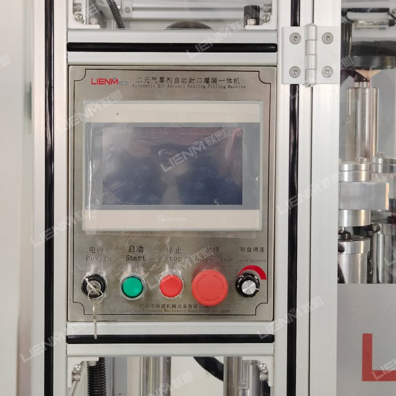 High Quality Bag On Valve Aerosol Filling Machine Deodorant Hair Styling Spray Cans Automatic Aerosol Filling Machine