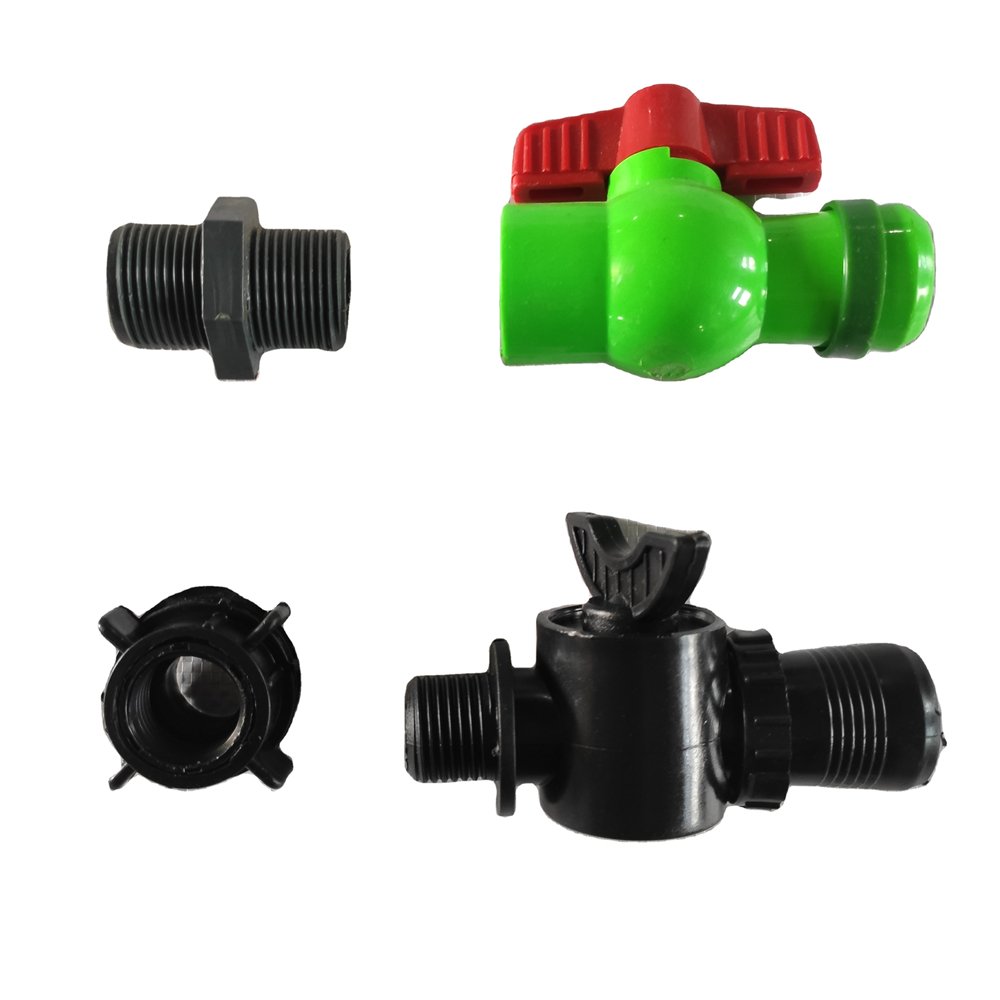 Agriculture irrigation system layflat spray full connector offtake valve plastic material 50mm rain hose pipe irrigation system