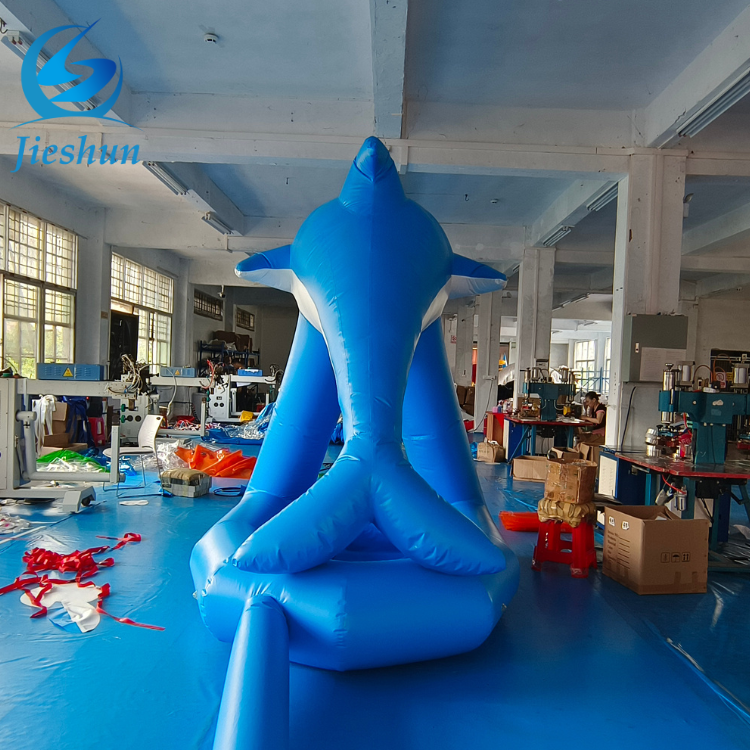 Good quality Foam Party Bubble Cannons Inflatable Dolphin Cartoon Models Park Pool DJ Disco with Party Jet Spray Foam Machine