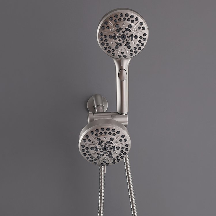 Contemporary Single-Handle Brass Shower Head Thermostatic Polished Surface Bathroom Faucets Soft Spray Pattern
