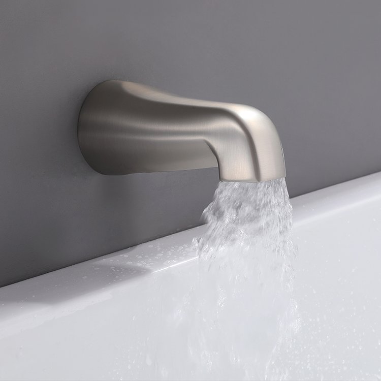 Contemporary Single-Handle Brass Shower Head Thermostatic Polished Surface Bathroom Faucets Soft Spray Pattern