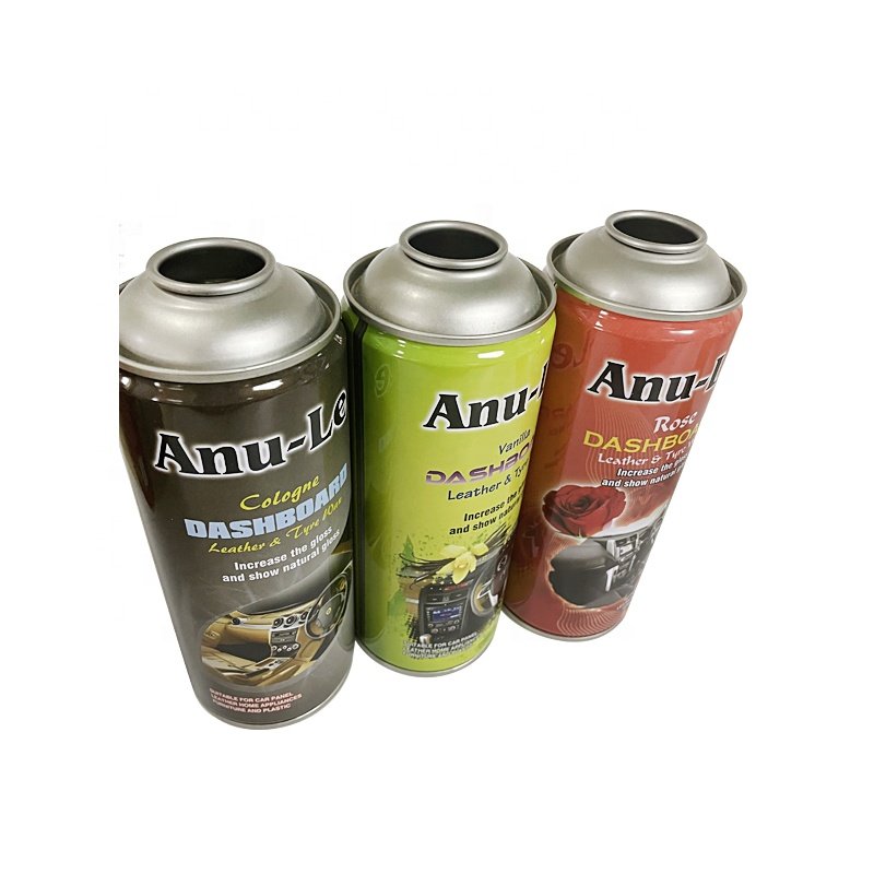 57mm Aerosol Can Custom Empty Metal Tin Tinplate Aerosol Spray Can with actuators and valves