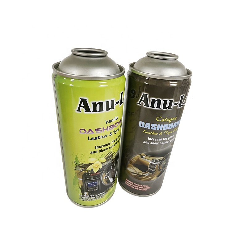 57mm Aerosol Can Custom Empty Metal Tin Tinplate Aerosol Spray Can with actuators and valves