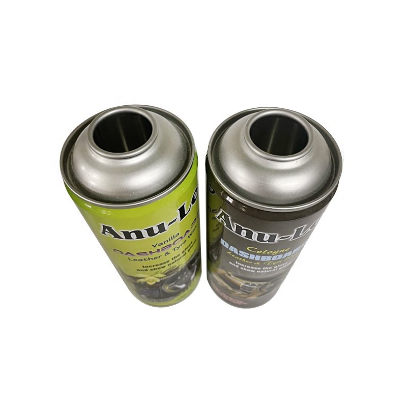 57mm Aerosol Can Custom Empty Metal Tin Tinplate Aerosol Spray Can with actuators and valves