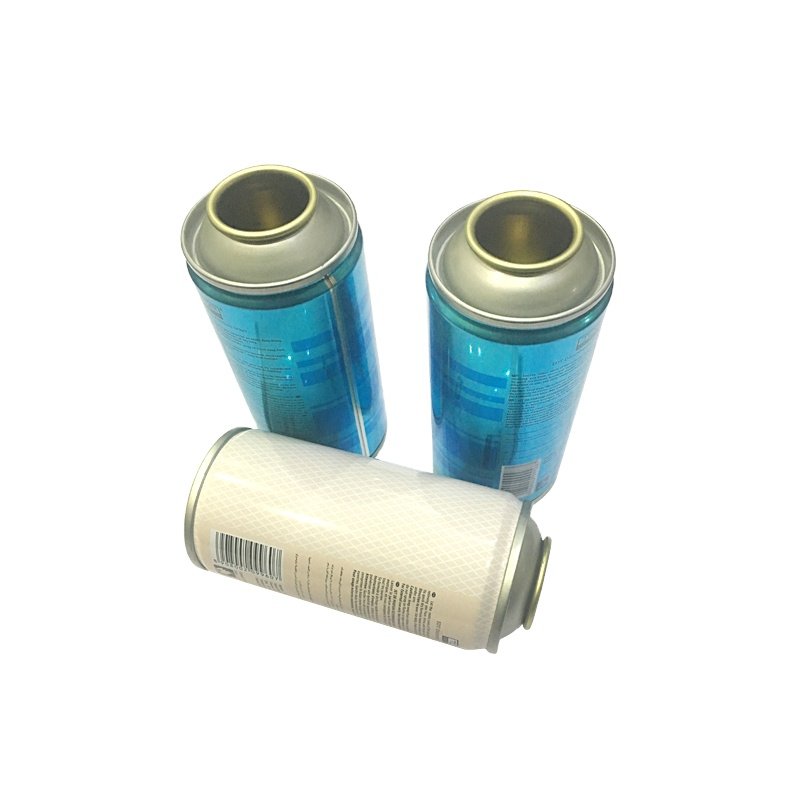 57mm Aerosol Can Custom Empty Metal Tin Tinplate Aerosol Spray Can with actuators and valves