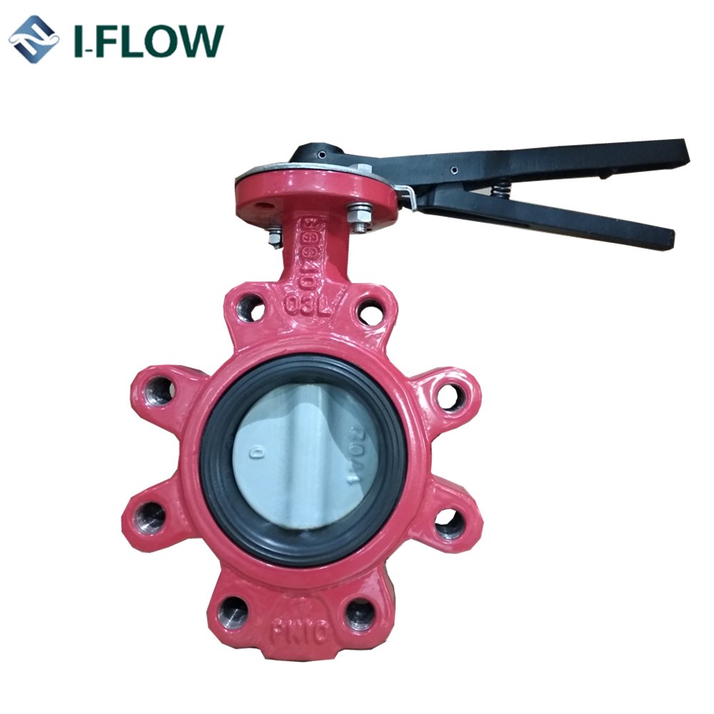 PN16 Ductile Iron Wafer Butterfly Valve with AL Brz Disc