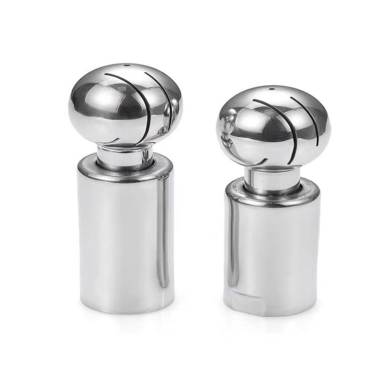 HEYI SS304 316 Elliptical cleaning ball valvel Rotary Sanitary Spray ball