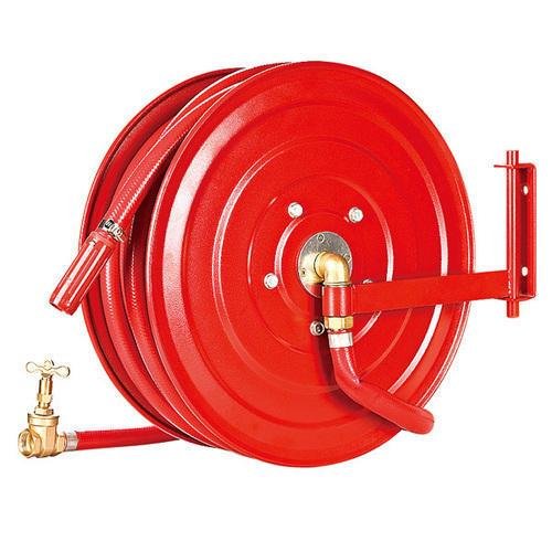 Hot Sales Manual Swing Type 25mmx30m 1.2MPa Pressure fire hose reel for fire protection system