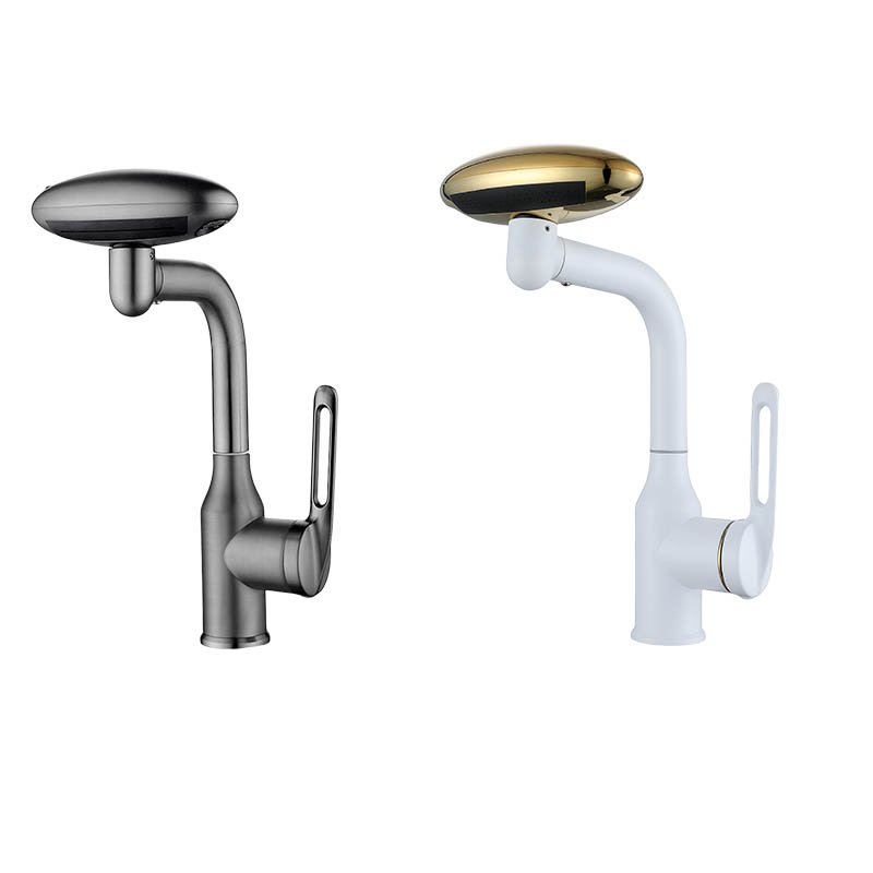 Hot Selling Four Speed 304 Stainless Steel Washbasin Faucet Deck Mounted Ceramic Valve Core School Home