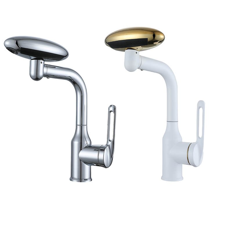 Hot Selling Four Speed 304 Stainless Steel Washbasin Faucet Deck Mounted Ceramic Valve Core School Home
