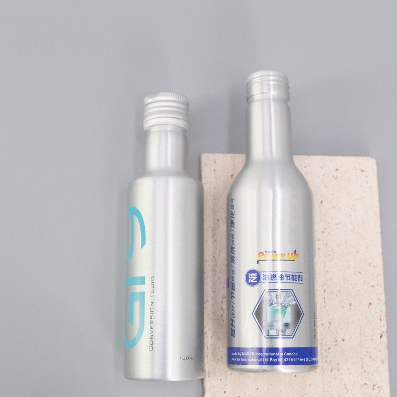 Wholesale empty screw top aluminum bottle custom design 30ml 50ml 100ml 250ml 500ml metal perfume can