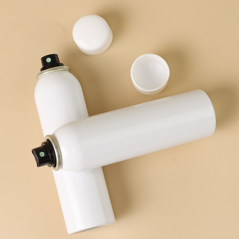Cosmetic empty detergent bottle spray pump bottle aluminum can aerosol spray nozzle aerosol can valve