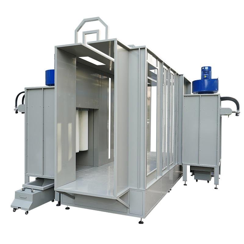 Automatic Electrostatic Paint Powder Coating Equipment and Spray Booth System
