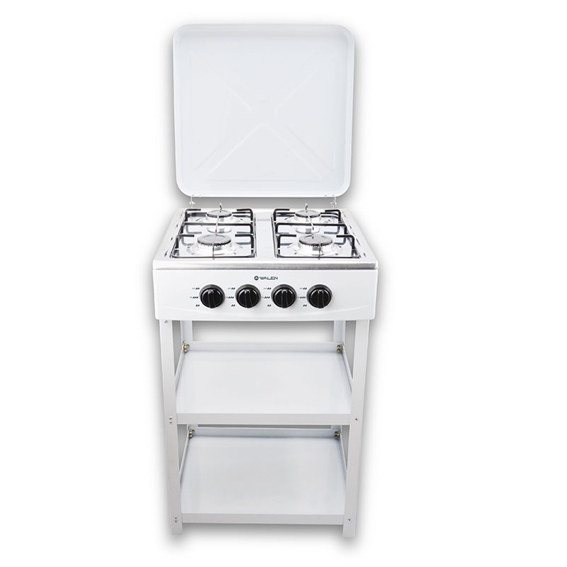 Table Top Stainless Steel Material Iron Sheet Sprayed Gas Stove 4 Burners Kitchen Cooking Gas Stove