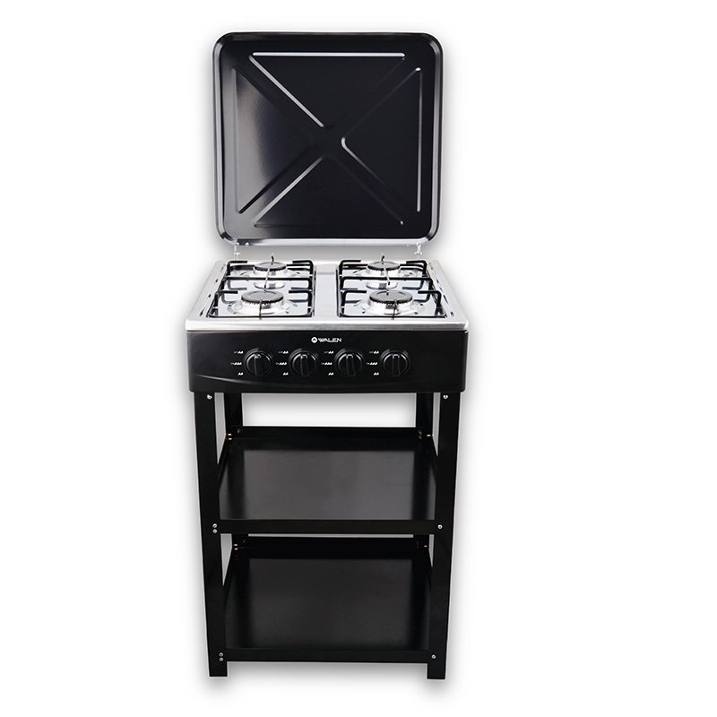 Table Top Stainless Steel Material Iron Sheet Sprayed Gas Stove 4 Burners Kitchen Cooking Gas Stove