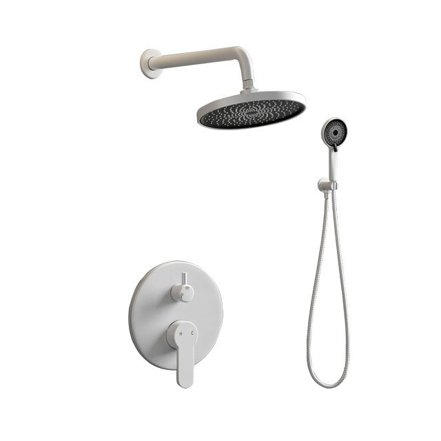 Cheap Chrome Surface Finishing Bath Rain pressurize Shower Brass Spray shower cold and hot valve