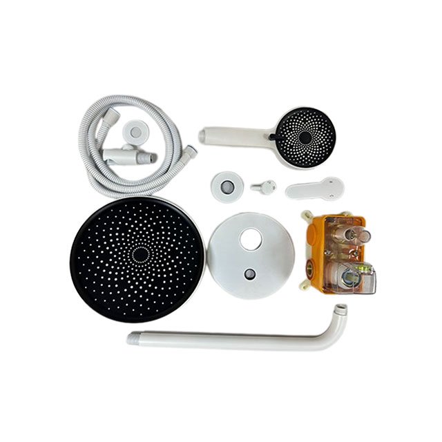 Cheap Chrome Surface Finishing Bath Rain pressurize Shower Brass Spray shower cold and hot valve