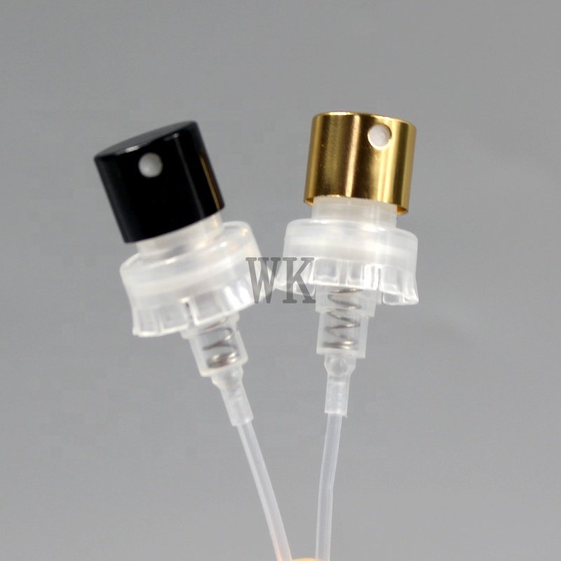 Snap Perfume Sprayer 15mm Large Spray Volume Snap Nozzle Aluminum Sprayer Fine Mist Perfume Pump Snap On Metal Sprayer Head