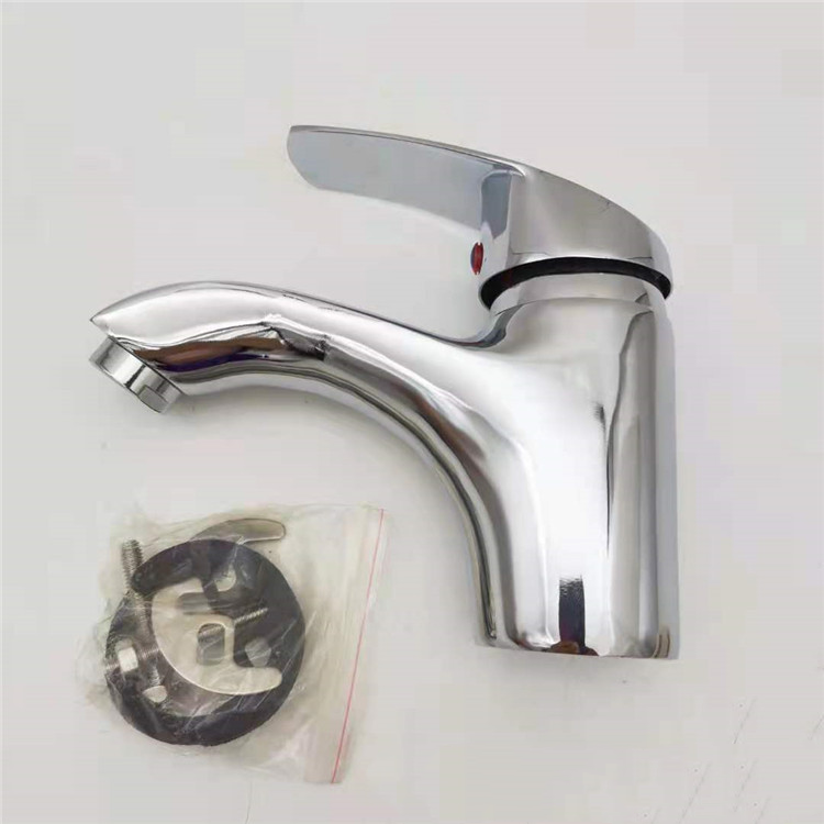 NES-JL7 Ceramic valve core basin single-hole faucet Sun horseshoe single-hole washbasin basin bathroom hot and cold mixed faucet